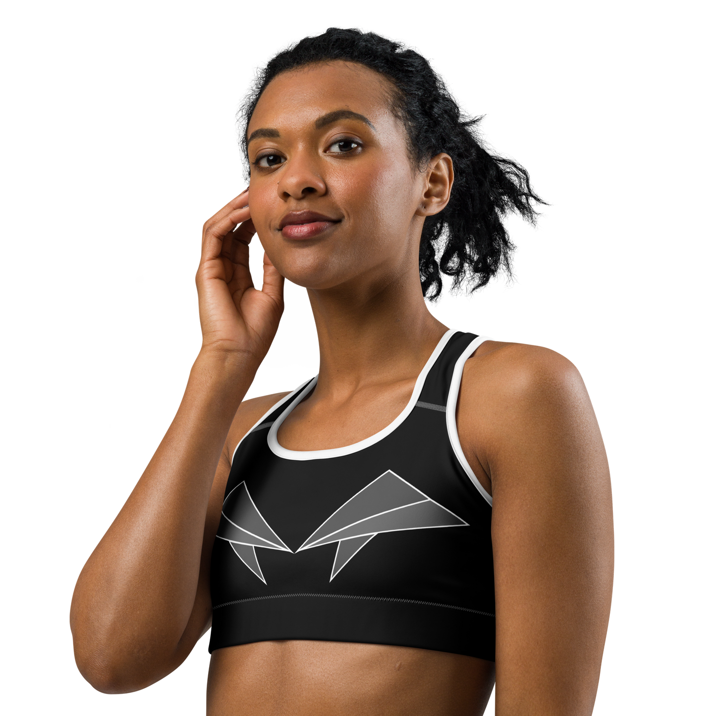 BabyCakes Sports Bra - Pointed Grey