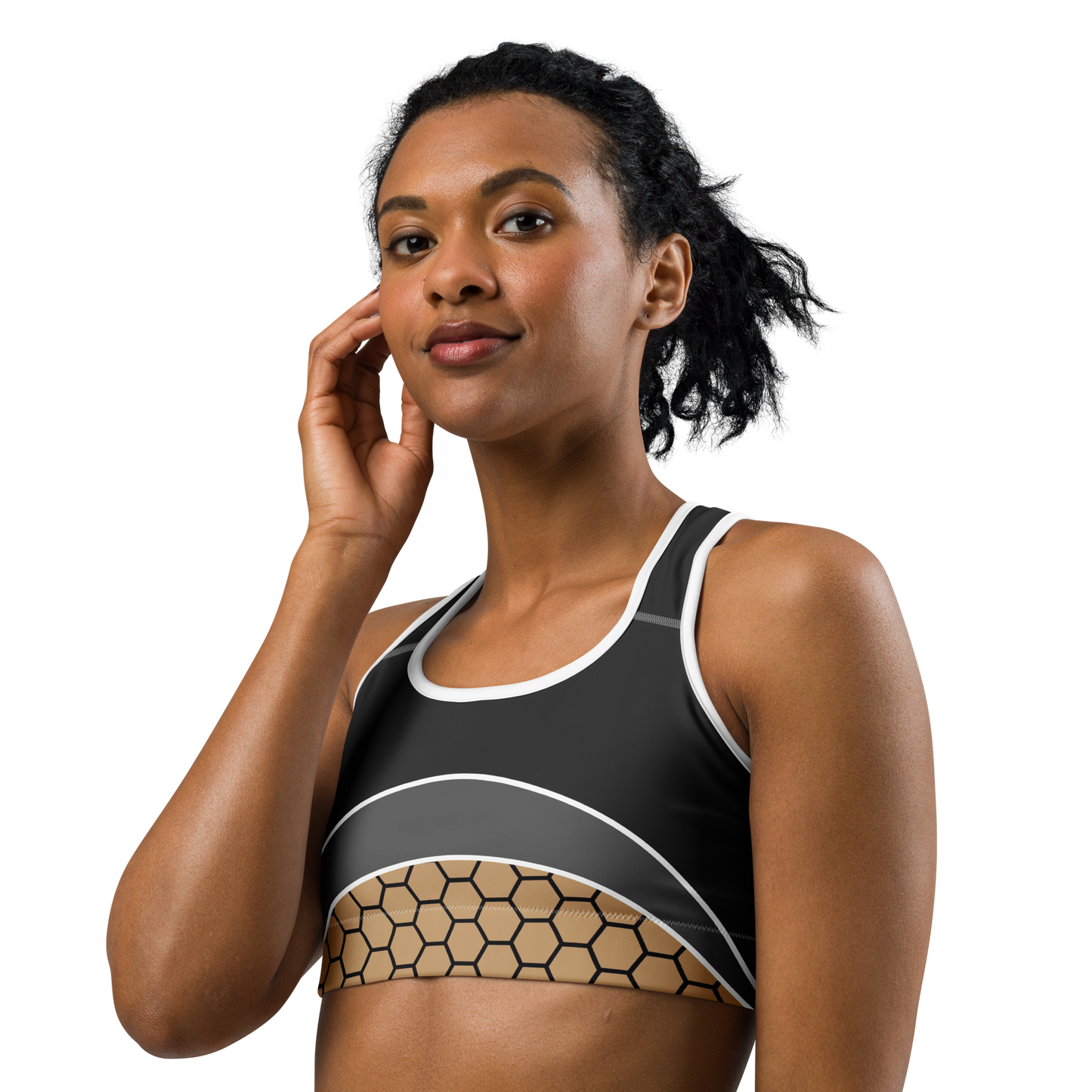 BabyCakes Sports Bra - HoneyComb