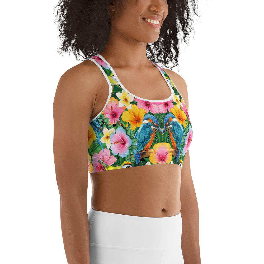 BabyCakes Sports Bra - Blue Bird