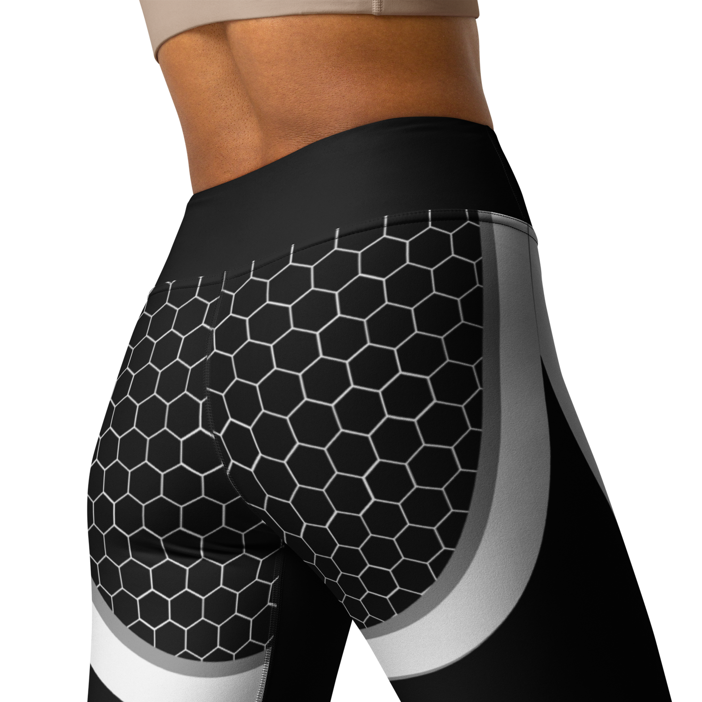 BabyCakes Yoga Leggings - Black & White