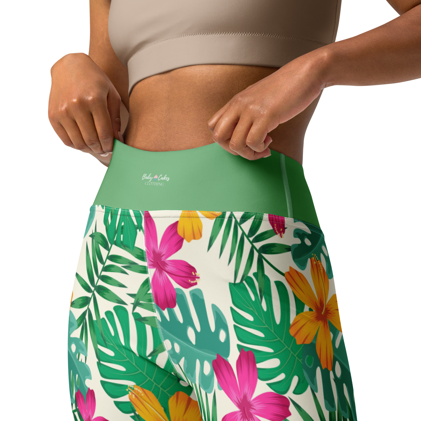 BabyCakes Yoga Leggings - Floral