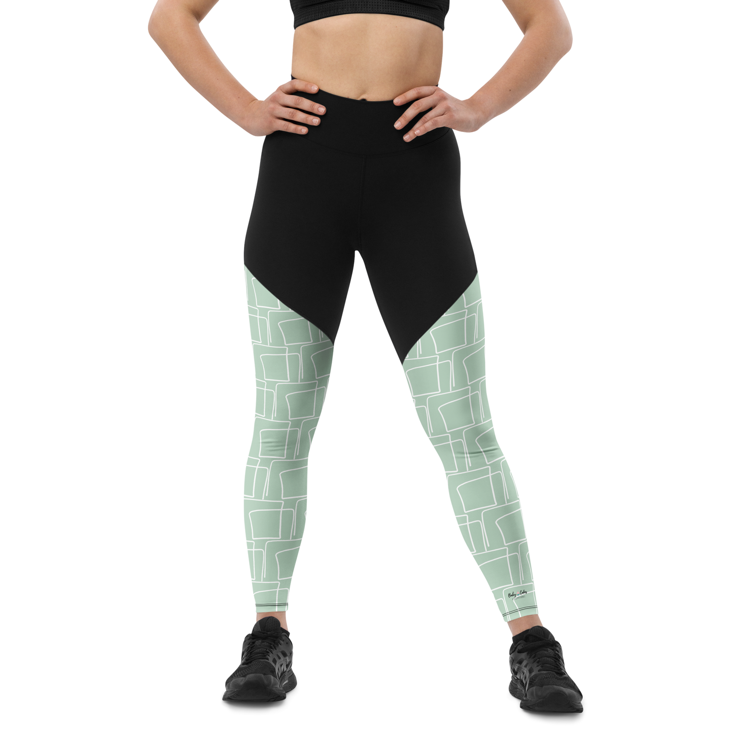 BabyCakes Sports Leggings - Teal Squared