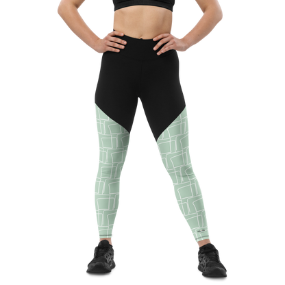 BabyCakes Sports Leggings - Teal Squared