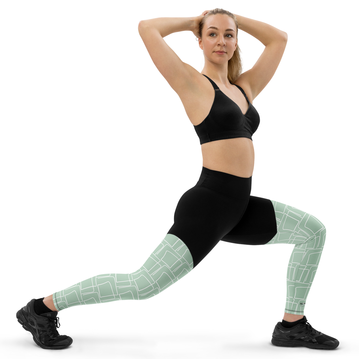 BabyCakes Sports Leggings - Teal Squared