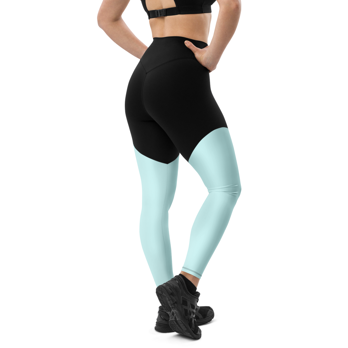 BabyCakes Sports Leggings - Cloud Blue